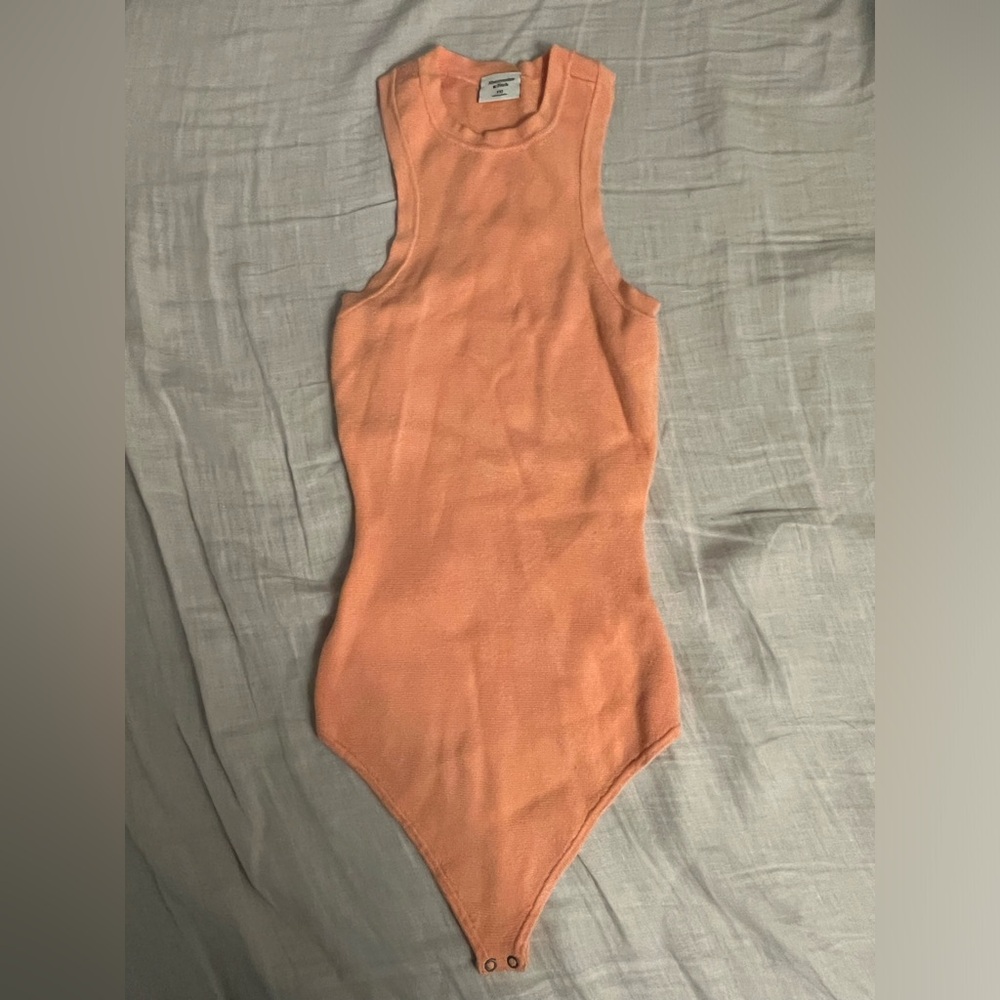 Abercrombie & Fitch knit tank top or orange
